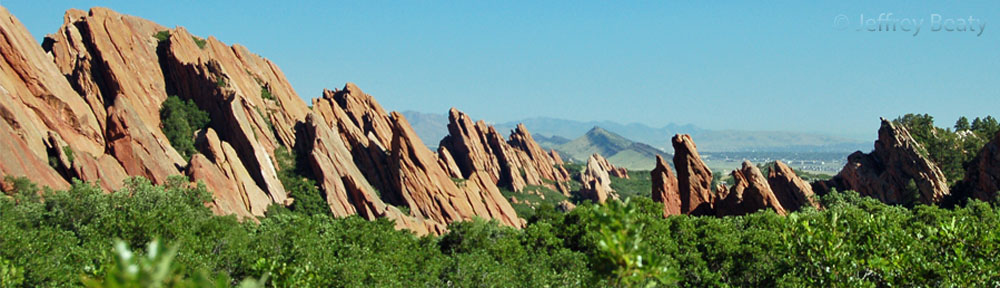 Rock formations at Roxborough State Park