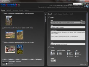 Flickr Schedulr screenshot